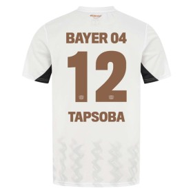 Bayer 04 Leverkusen Edmond Tapsoba 12 Venkovní 2024-25 - Fotbalové Dresy (S/S)